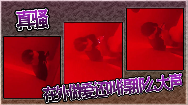 偷拍在外做爱还叫得那么大声，真骚