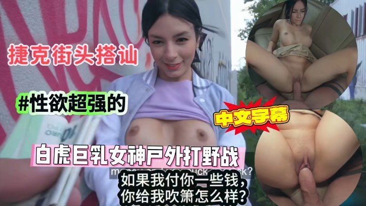 捷克街头搭讪性欲超强的白虎巨乳高颜值粉鲍女神 用钱成功打开通幽之路。街头采访白虎射精骚逼人妻性交