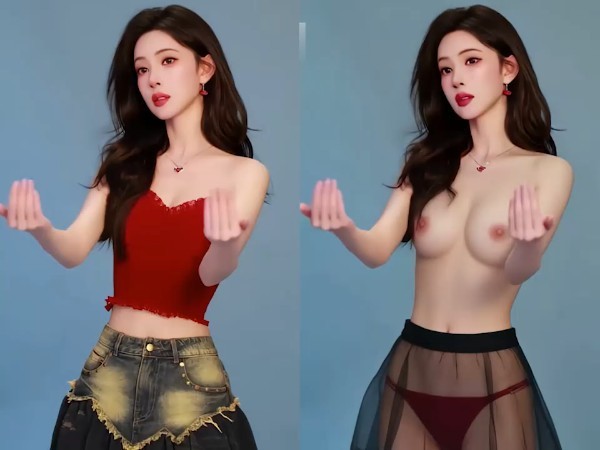 AI明星脱衣孟子义amp;amp;轩子巨2兔amp;amp;程潇顶级高颜巨乳双屏视角诱惑十足ai去衣抖音风白虎混剪骚逼抖奶挑逗二次元裸舞