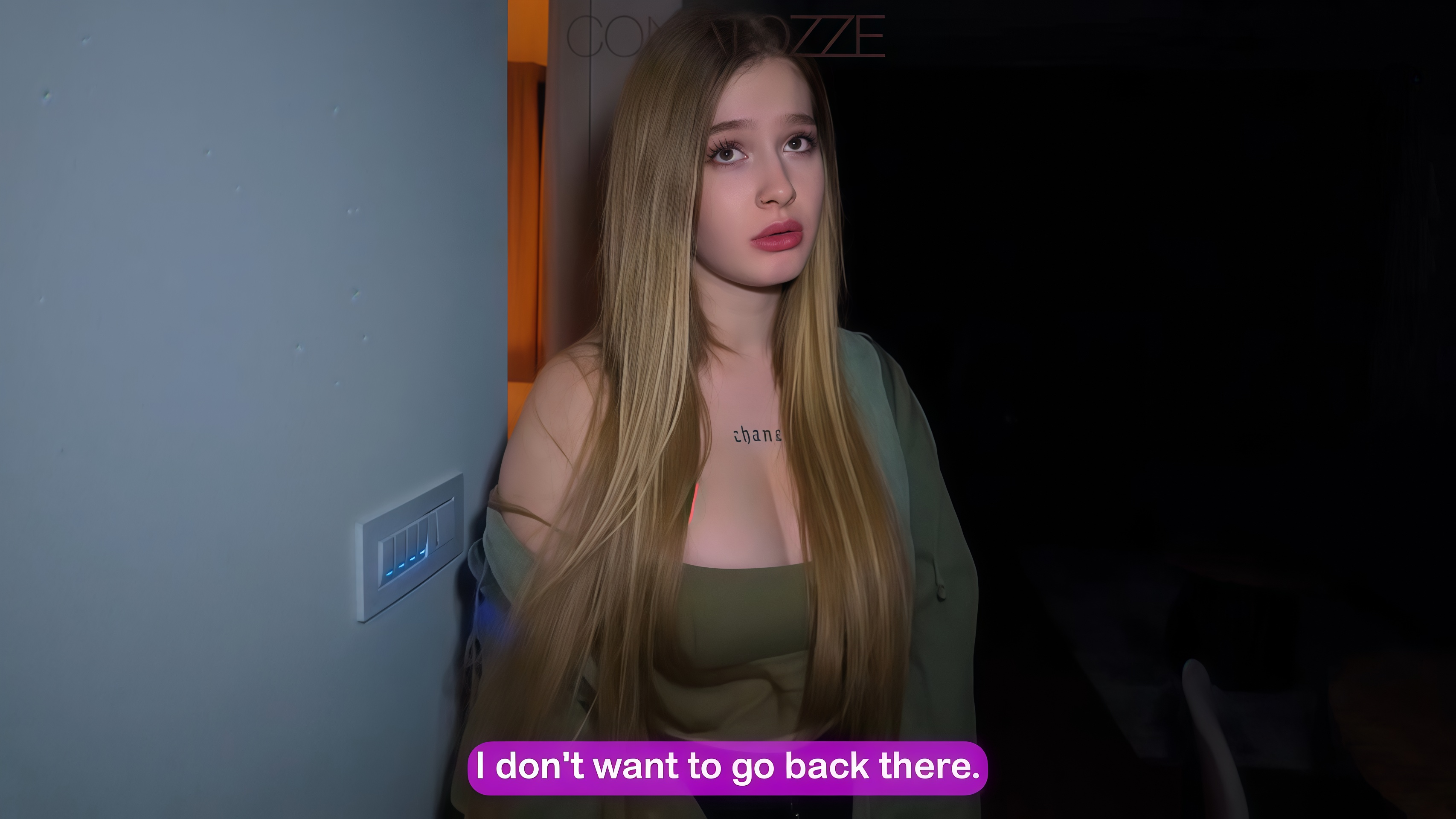 She had nowhere else to go that night 欧美网红女神comatozze 白虎射精骚逼挑逗美臀性交